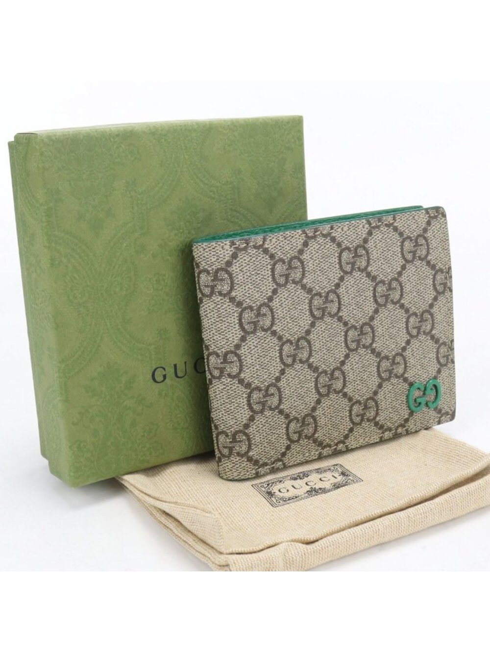 Gucci GG Coin Wallet Supreme Bifold Detail